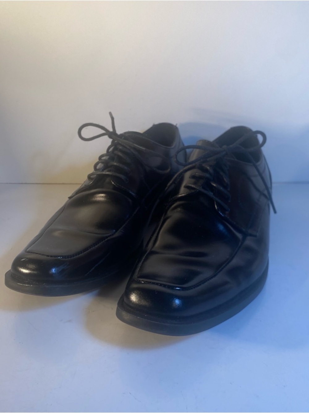 Stacy Adams Black Leather Lace Up Dress Shoe Size 10M